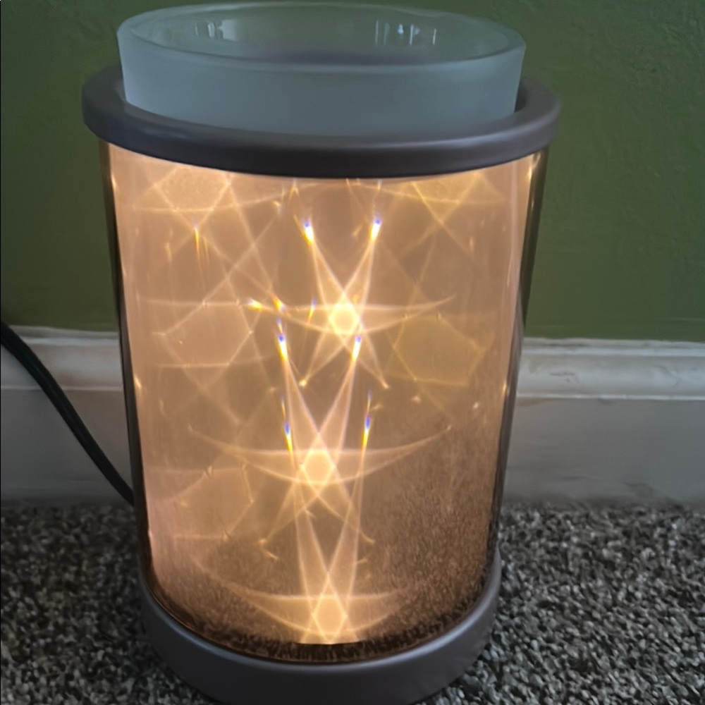 NEW Scentsy “Star Dance” large wax element warmer rose gold color